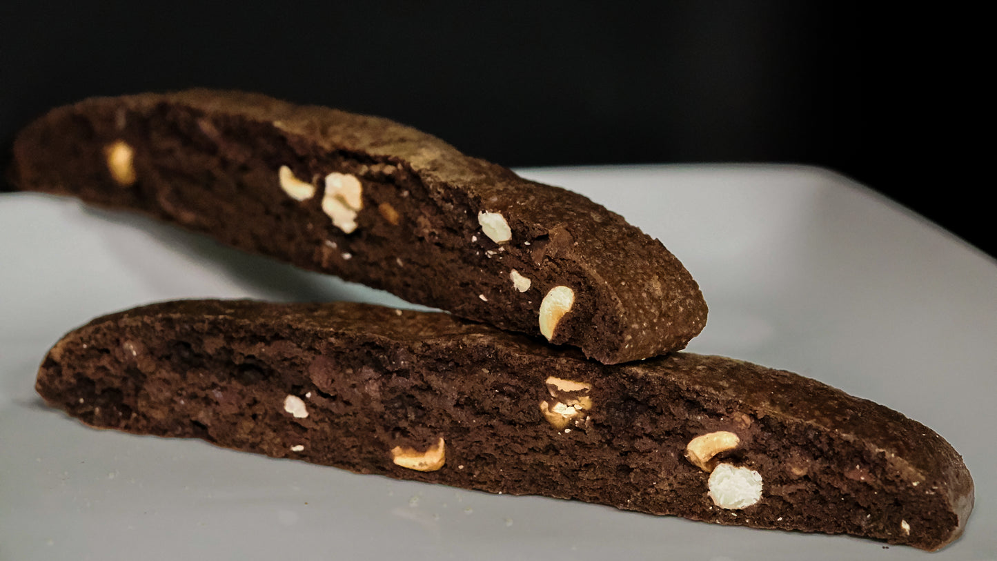 Dozen Chocolate Hazelnut Biscotti